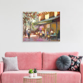 Paris Café Leinwanddruck (Insitu (Wohnzimmer))
