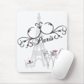 Paris Cafe Mousepad (Mit Mouse)