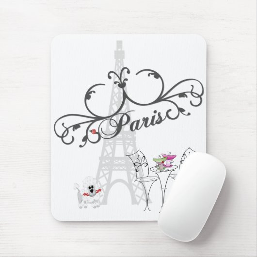 Paris Cafe Mousepad (Mit Mouse)