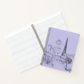 Paris Café-Notebook Notizblock (Innenseite)