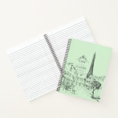 Paris Café-Notebook Notizblock (Innenseite)