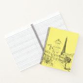 Paris Café-Notebook Notizblock (Innenseite)