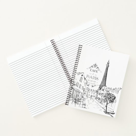 Paris Café Notizblock (Innenseite)