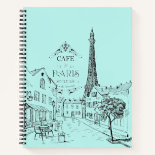 Paris Café Notizbuch