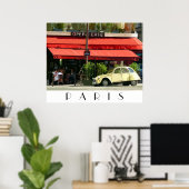 Paris Café Poster (Heimbüro)