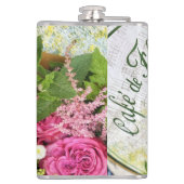 Paris Café Rose Flask Flachmann (Rückseite)