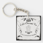 Paris Café Schlüsselanhänger (Vorderseite)