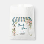 Paris Cafe She Said Oui Brautparty Geschenktütchen (Vorderseite)