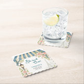 Paris Cafe She Said Oui Brautparty Untersetzer (Vor Ort)