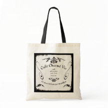 Paris Cafe Sign Tote