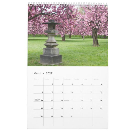 Paris Calendar Kalender (Mär 2027)