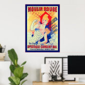 Paris CanCan ~ Vintage französische Werbung Poster (Heimbüro)