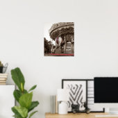 Paris Carousel Poster (Heimbüro)