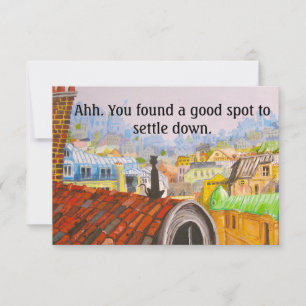 PARIS CAT NEW HOUSE by Slipperywindow Karte