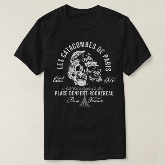Paris Catacombs T-Shirt (Design vorne)