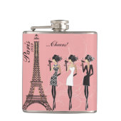 Paris Celebration Flask Flachmann (Vorderseite)