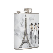 Paris Celebration Flask on Gray Marble Flachmann (Rechts)