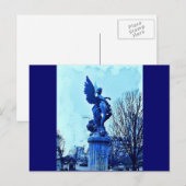 Paris Cemetary Angel Postkarte (Vorne/Hinten)
