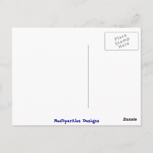 Paris Cemetary Postkarte (Rückseite)