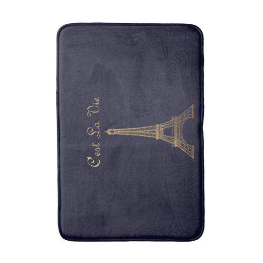 Paris: Cest La Vie Badematte (Vorderseite Vertikal)