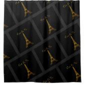 Paris: Cest La Vie Duschvorhang (Vorderseite)