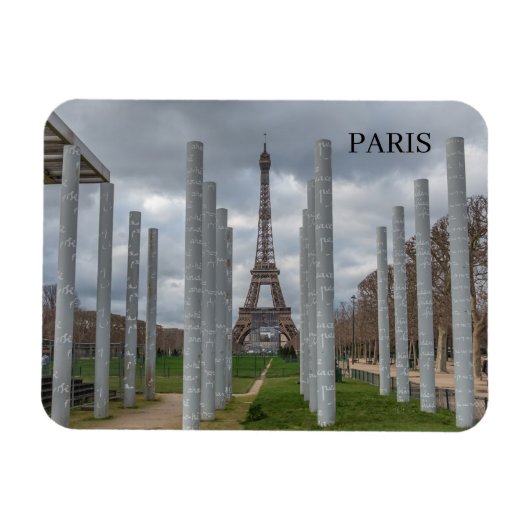 Paris Champs de Mars Kühlschrankmagnet Magnet (Horizontal)