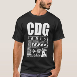 Paris Charles de Gaulle Airport CDG T-Shirt