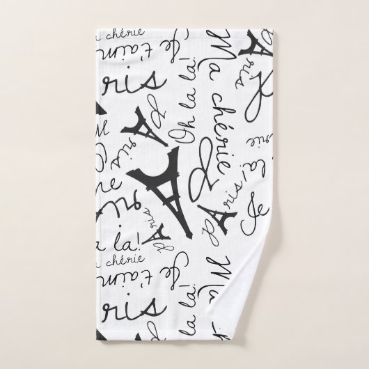 Paris Charm Badhandtuch Set (Handtuch)