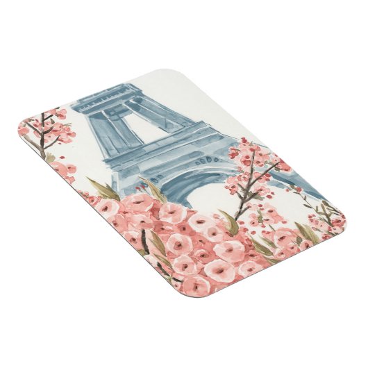Paris Cherry Blossoms Magnet (Rechte Seite)