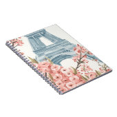 Paris Cherry Blossoms Notizblock (Rechte Seite)