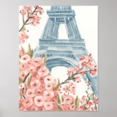 Paris Cherry Blossoms Poster (Vorne)
