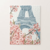Paris Cherry Blossoms Puzzle (Vertikal)