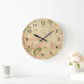 Paris-Chic Große Wanduhr (Zuhause)