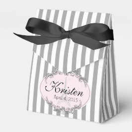 Paris Chic niedliche kleine personalisierte Gefäll Geschenkschachtel