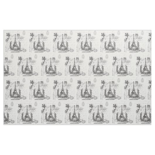 Paris-Chic-Skript Stoff (Fat Quarter (45,7 x 55,9 cm))
