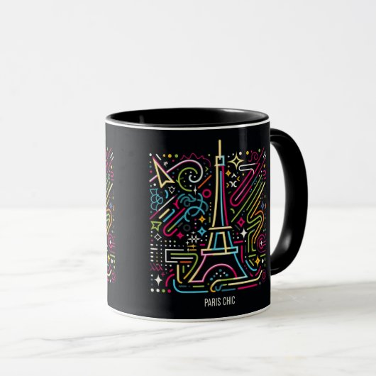 Paris Chic Vibes #5 Tasse (VorderseiteRechts)