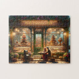 Paris Chocolatier Lovers Sweet Rendezvous Puzzle