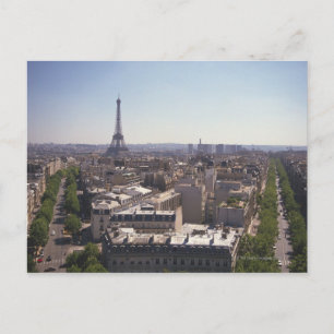 Paris city city scape, Paris, Frankreich Postkarte