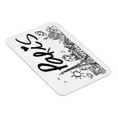 Paris City Doodle Magnet (Rechte Seite)