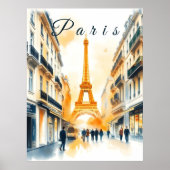 Paris City Poster (Vorne)