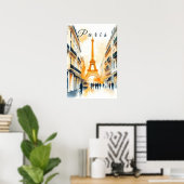 Paris City Poster (Heimbüro)