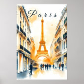 Paris City Poster (Vorne)