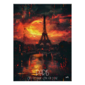 París: Ciudad de Luz, Ciudad de Amor - Atardecer Poster (Vorderseite)