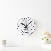 Paris Clock Runde Wanduhr (Zuhause)