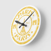 Paris Clock Runde Wanduhr (Winkel)