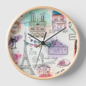 Paris Clock Uhr (Vorderseite)