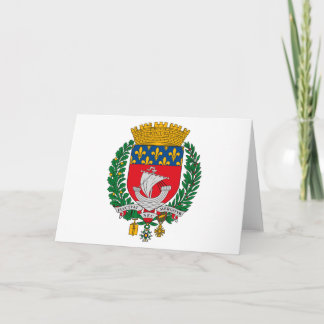 Paris Coat Arms Grußkarte Karte