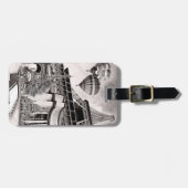 Paris Collage Gepäckanhänger (Vorderseite horizontal)