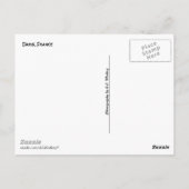 Paris Collage (Karussell, Eiffelturm, Notre Dame) Postkarte (Rückseite)