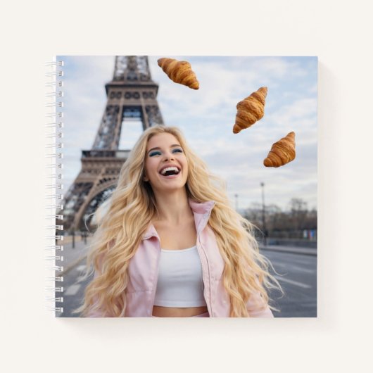 PARIS - CROISSANTS NOTIZBLOCK (Vorderseite)
